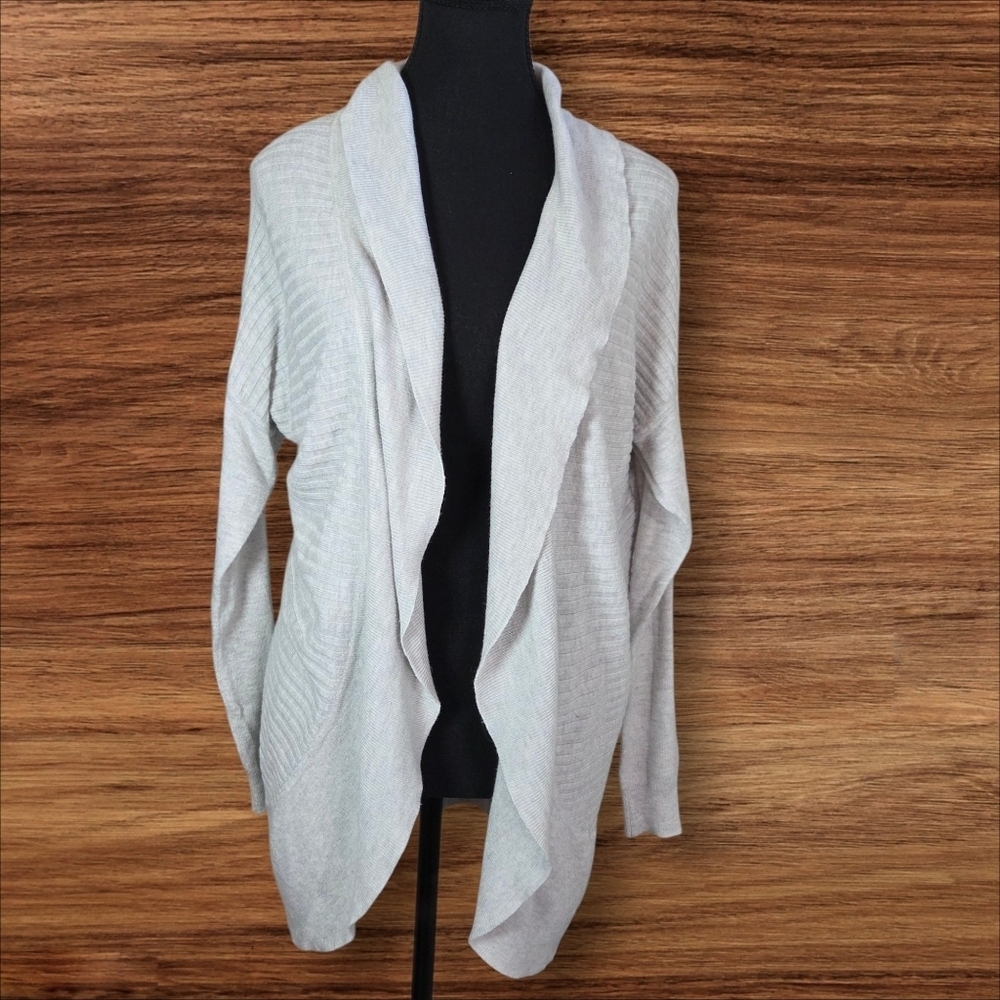 RW&CO. Light Grey Women's Open Cardigan Size Small